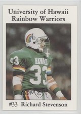 1990 7-Eleven Hawaii Rainbow Warriors Richard Stevenson #33