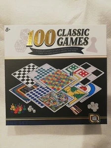 100 Classic Games Set. Chess, Checkers, Snakes, ladders and more...New. - Picture 1 of 6