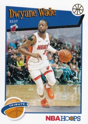 2019-20 NBA HOOPS WINTER DWYANE WADE MIAMI HEAT TRIBUTE - B2421 Foto 1 de 2