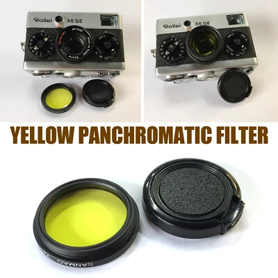 Yellow Panchromatic Filter Lens for Rollei 35 35B 35TE 40/3.5 35S 35SE 40/2.8tE0 - Image 1 of 4