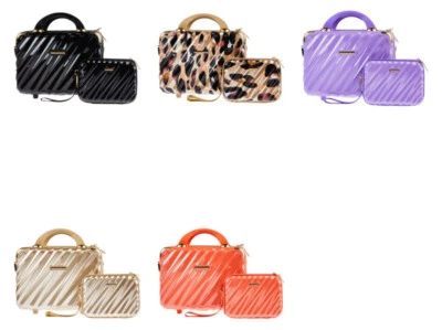 Marcy McKenna Hamptons Beauty Case and Mini Beauty Case Bundle (Pick Your Color)