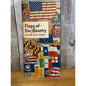 1962 Vintage Booklet Flags of Our Country National State Humble Oil & Refining - Picture 1 of 5