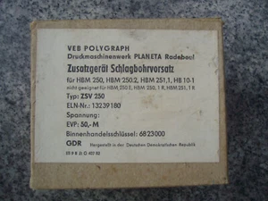 Bohrmaschine Schlagbohrvorsatz DDR - Bild 1 von 8