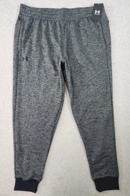 Pantalones de chándal Under Armour UA polar para hombre 2XL gris/negro bolsillo 1373362-012 Foto 1 de 4