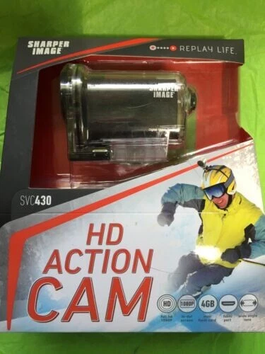 Sharper Image SVC430 12 Megapixel 1080P HD Sports Action Camera with 1.5-Inch L - Image 1 of 1