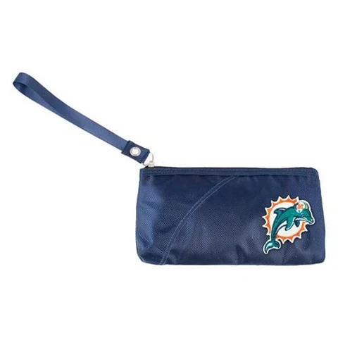 Miami Dolphins Color Sheen Wristlet Purse Handbag Cover