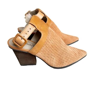 Donald J. Pliner Varen Suede Perforated Slingback Booties Womens Size 6.5 - Picture 1 of 9