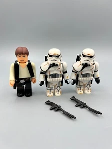 Medicom Kubrick Star Wars S.2 Han Solo Sandtrooper Sandtrooper weiße Minifiguren - Bild 1 von 6