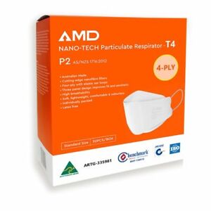10 masks of the AMD’s P2 Mask NANO-TECH Respirator