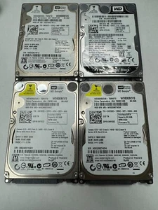 4X LOT HDD Hard Drive SATA Laptop 2.5" WD800BEVS-75RST0 80GB DCM: HACAJHBB - Picture 1 of 4