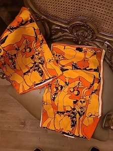 ZWEI Vintage Kissenbezüge EINHORN KREATION 70er Jahre Peter Max Stil - Bild 1 von 4