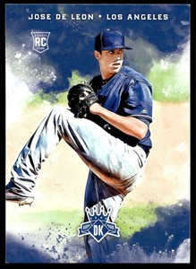 2017 Panini Diamond Kings 134 Jose De Leon Dodgers Rookie Baseball Card