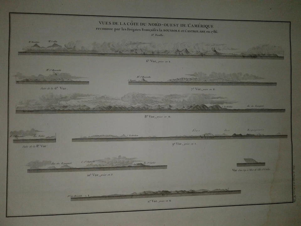 Nord ouest de L Amerique, La Pérouse 1797 Foto 1 de 4