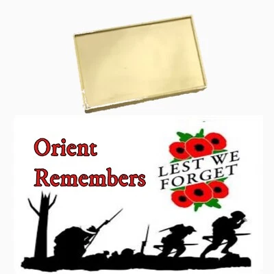 LEYTON ORIENT BADGE - Orient Remembers - Image 1 of 4