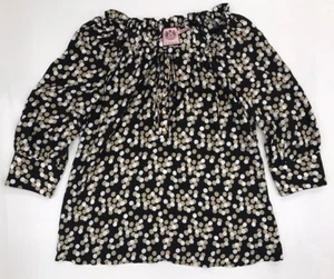 Juicy Couture 100% Silk Blouse Women's Top Size P Worn Very Clean - Picture 1 of 4