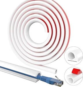 Wall Cable Hider Flexible Wire Cord Management Self-Adhesive Cord Covers - Picture 1 of 16