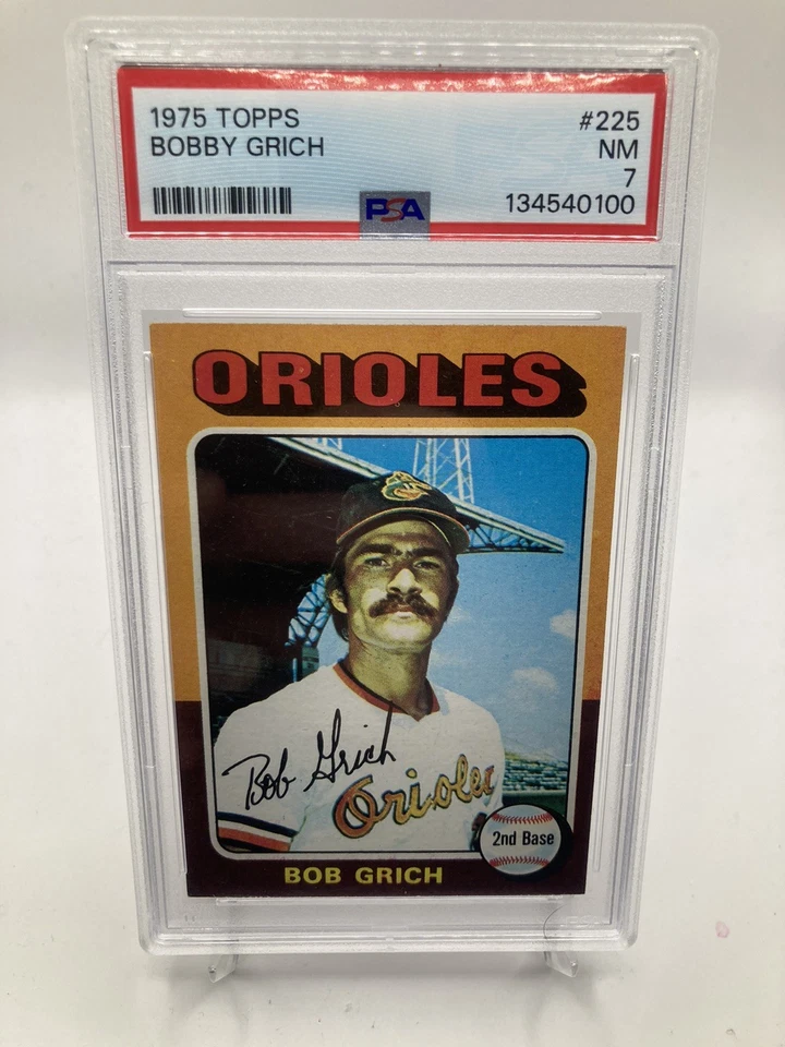 Bobby Grich 1975 Topps #225 PSA 7  - Image 1 of 1
