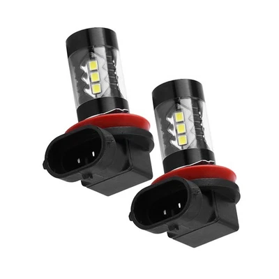 2Pcs H11 H8 12V‑24V 80W High Power Bright LED Fog Daytime Light Bulbs DTS - Image 1 of 4