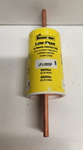 NEU OHNE KARTON! BUSSMANN 200A 600V KLASSE J SICHERUNG LPJ-200SP - Bild 1 von 1