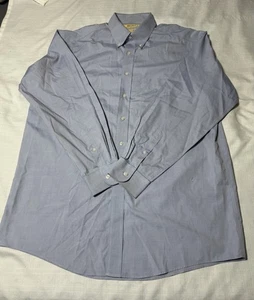 Camisa Roundtree & Yorke Etiqueta Dorada Para Hombres 16 1/2 35 Lavanda EZ Lavado Pinpoint - Imagen 1 de 6