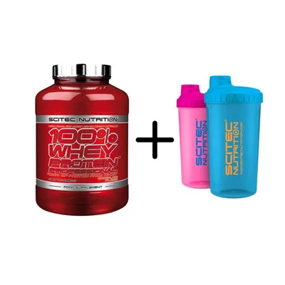 Scitec Nutrition 100% Whey Protein Professional 2350g Eiweiss + Gratis Shaker