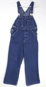 Vintage Y2K Gap Factory Denim Blue Jean Bib Overalls -- KIDS BOYS GIRSL XXL 2XL - Picture 1 of 14