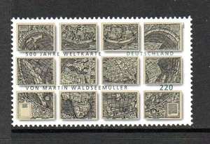 DEUTSCHLAND POSTFRISCH 2007 SG3475 500. ANV DER WELTKARTE - Bild 1 von 1