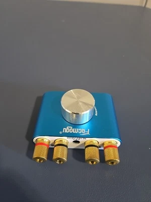 Facmogu F900S Mini Bluetooth Stereo Power Amplifier Wireless Audio W/Adapter - Image 1 of 4