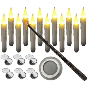 12PCS Candela Galleggiante con Bacchetta Telecomando Candela Galleggiante Magica Senza Fiamma9757 - Foto 1 di 6