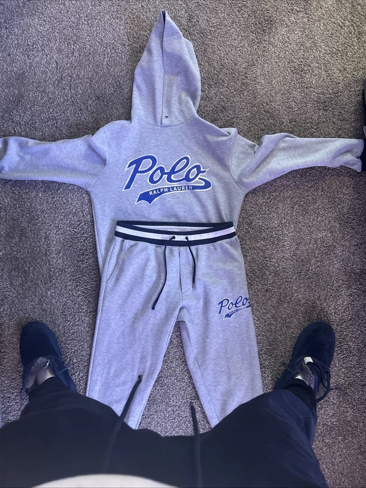 Polo Ralph Lauren Sudadera con Capucha y Jogger Conjunto de 2 Piezas - Pequeño Foto 1 de 1