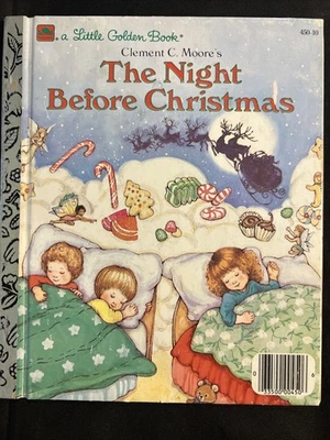 Vintage A Little Golden Book The Night Before Christmas 1987 450-10 1987 #4470 - Image 1 of 4
