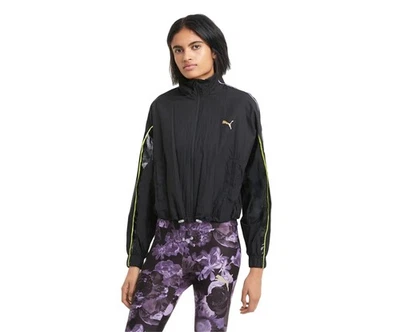 Chaqueta Puma Dark Dream Track para mujer chaquetas talla XS, color: negro/lavanda Foto 1 de 2