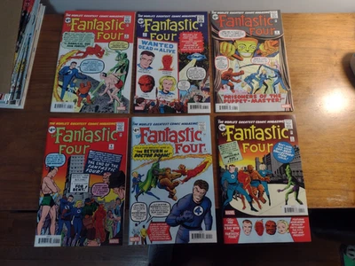 FANTASTIC FOUR # 6  7  8  9  10 & 11   FACSIMILE REGULAR  MARVEL COMICS 2025 NM - Image 1 of 4