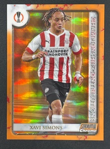 2022-23 Topps Stadium Club Chrome Xavi Simons /25 Championship Contributions - Picture 1 of 3