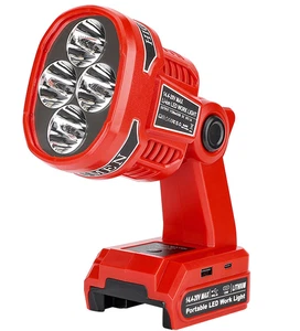 22W 1120LM LED Flashlight Work Light Spotlight for Milwaukee 18V Li-ion Battery - Picture 1 of 9