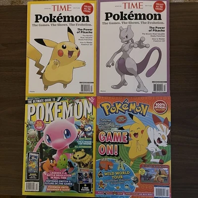 Pokemon Magazine Assortment Lot of 4 New-Time Life, Games, Posters - Image 1 of 4
