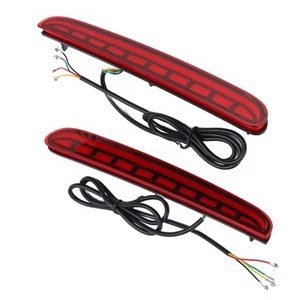 ˜LED Rear Bumper Lights Red Dynamic Turn Signal IP67 Waterproof Replacement For - Picture 1 of 24
