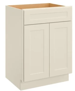 Shaker Antique White Sink Bathroom Vanity Cabinet 30" - Picture 1 of 3