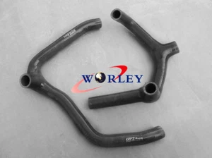 silicone radiator hose For HONDA Goldwing GL1500 1988-2000 88 89 90 91 92 BLACK - Picture 1 of 6