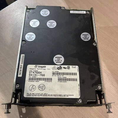SEAGATE ST4766N 94191-766 HARD DRIVE 5.25 IN 50 PIN * - Image 1 of 4