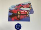 Dodge Viper First Generation / SR I Promotional Postcards x2 and Badge x1
