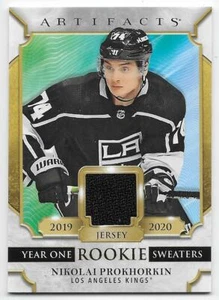 20/21 UD ARTIFACTS YEAR ONE ROOKIE SWEATERS GAME JERSEY Nikolai Prokhorkin #RSNP - Picture 1 of 1