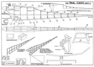 MERCURY TEAL PLAN AND PARTS PATTERNS - Picture 1 of 2