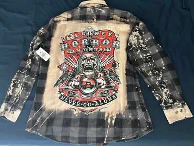 Franela Universal Studios HHN 2023 Halloween Horror Nights Never Go Alone talla XS Foto 1 de 4