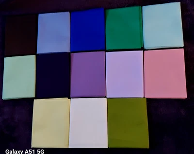 SOLID/PLAIN FAT QUARTERS 13 - 100% Cotton Fabric - Image 1 of 4