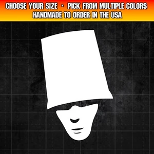 Buckethead Decal for Cars, Trucks, Laptops, Heavy Metal Rock Decal Sticker - Picture 1 of 1