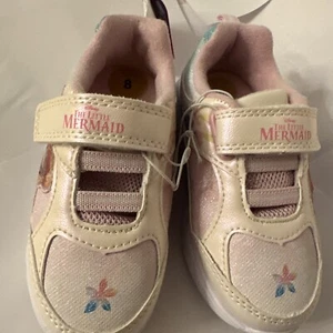Disney Ariel Little Mermaid Sneakers Tennis Shoes Size 8 - Picture 1 of 5