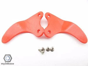 PS4 Paddles SHARK, ROT/RED, orig.**my3dbase**+Schrauben/screws - Bild 1 von 1