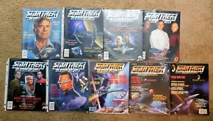 Star Trek Official Fan Club Magazine Lot of 9 like new free shipping - Imagen 1 de 10