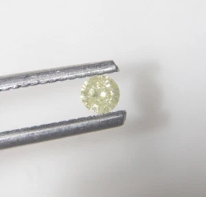 0.13 Cts Yellowish Gray Color Solitaire Diamond 3.18-3.17x2.05 MM - Picture 1 of 11